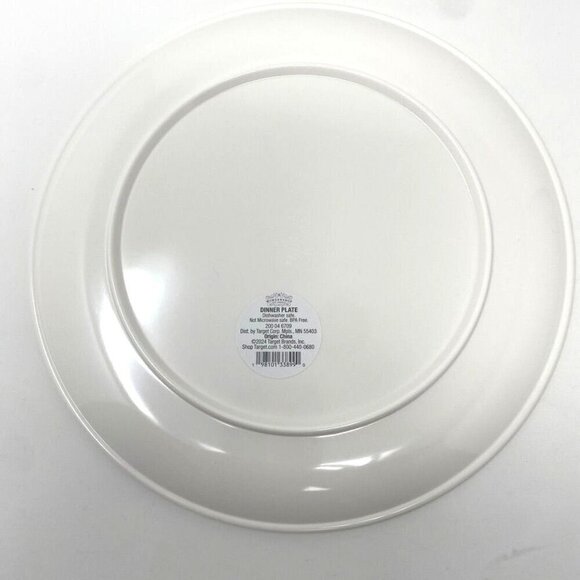 Target 10" Blue Dinner Plates 2 Pack Holiday Christmas "Cookies For Santa" Melam - Picture 5 of 7